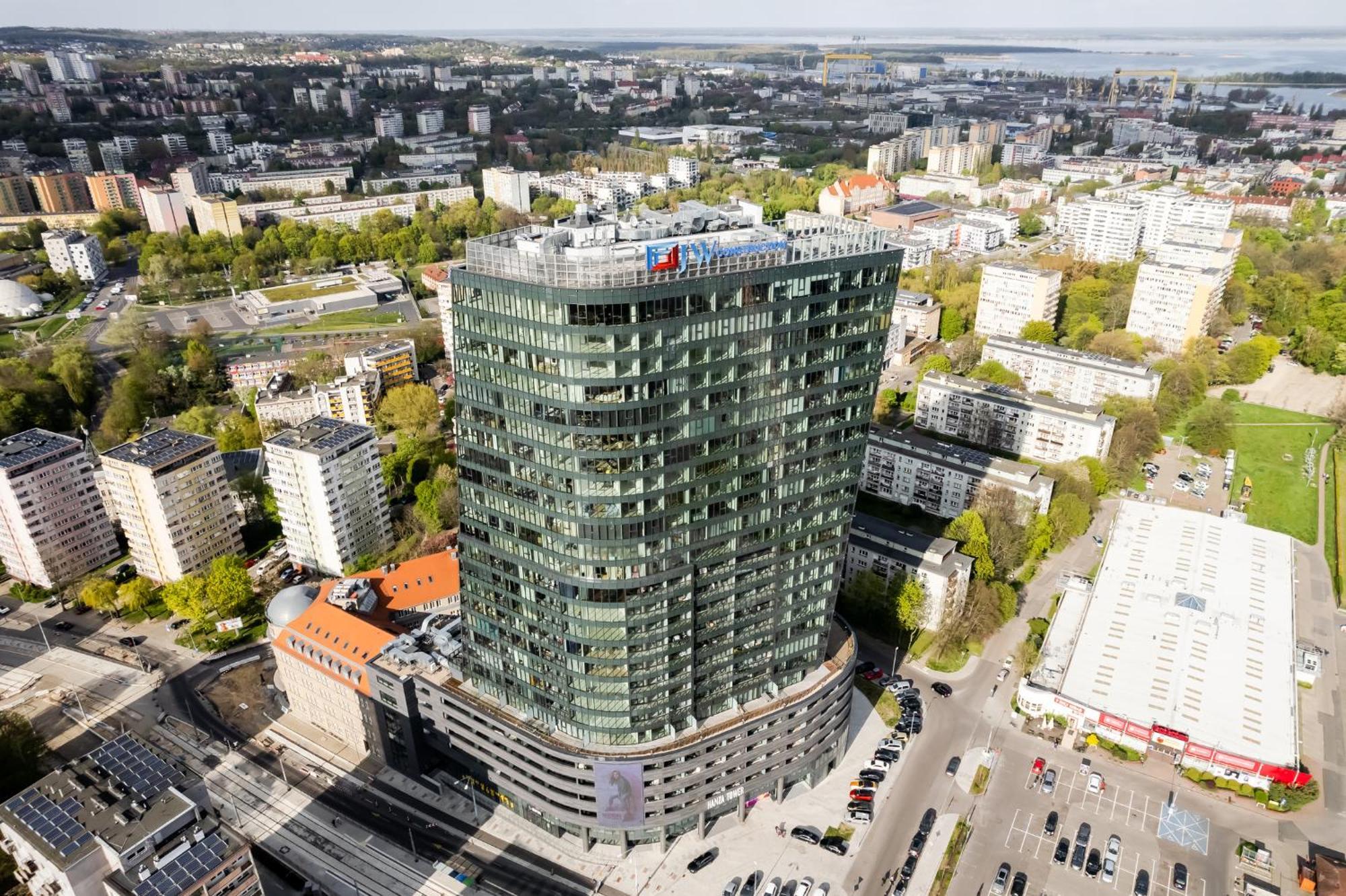 Hanza Tower Apartment No. 524 - Swimming Pool, Jacuzzi, Balcony Щецин Экстерьер фото